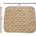 thumbnail image 2 of Incontinence Chair Pad - Washable & Reusable Seat Protector & Bed Pad (Tan), 2 of 5