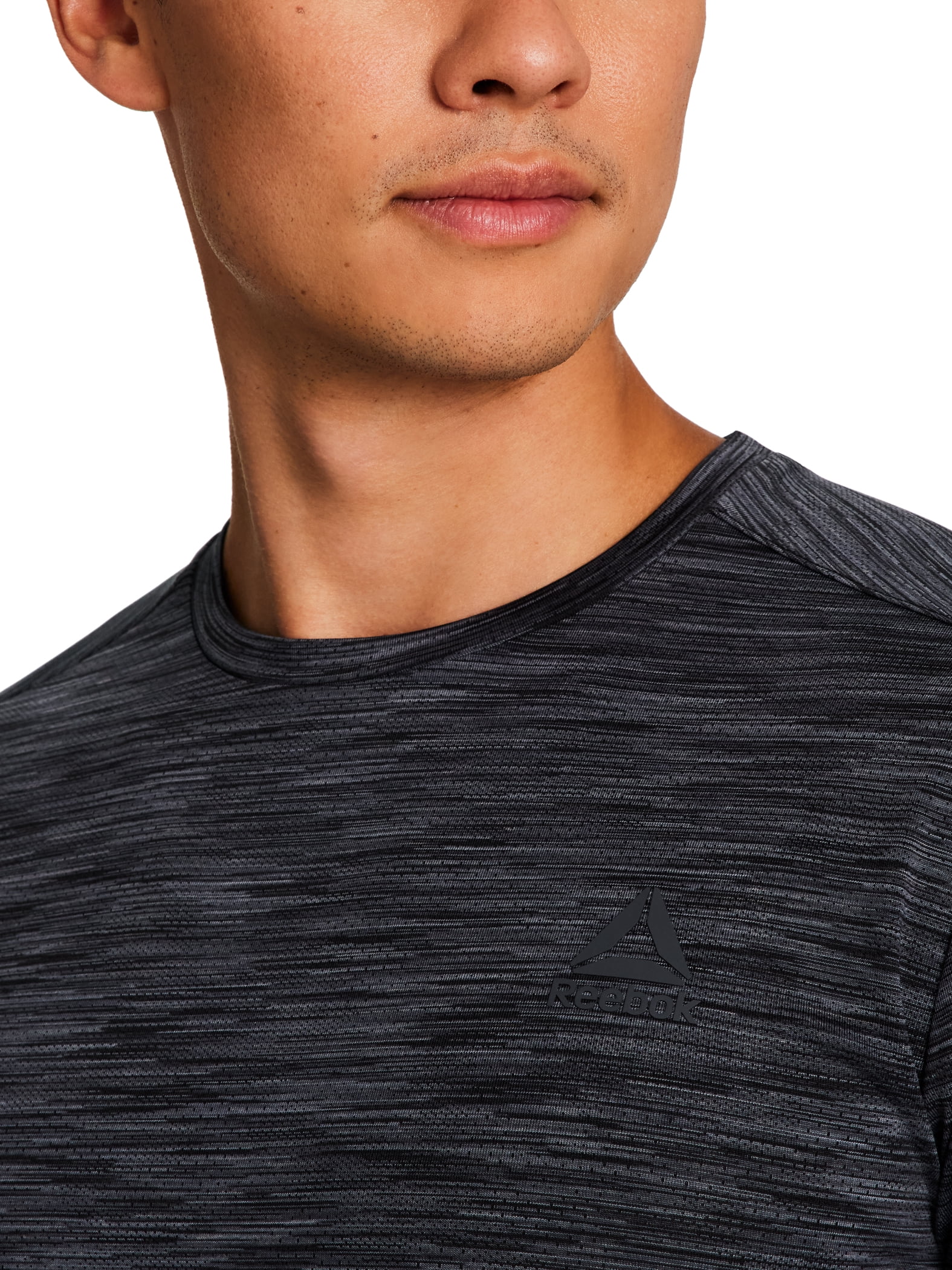Reebok Mens and Big Mens Stride Performance Long Sleeve Shirt, Sizes XS-5XL