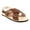 Brown, variant on Men's Exotic Sandals Genuine Ostrich, Huaraches Piel Avestruz originales.
