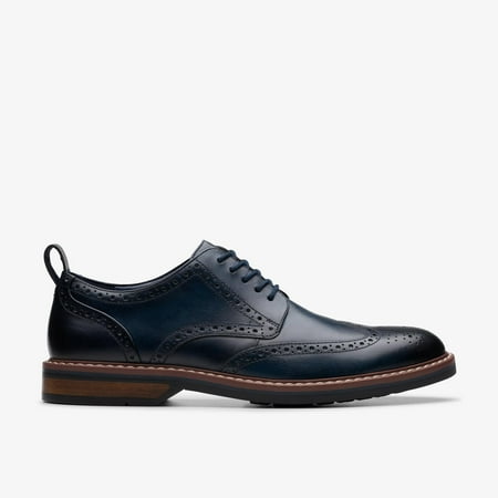 

Clarks Men Shoes Aldwin Limit Navy Leather