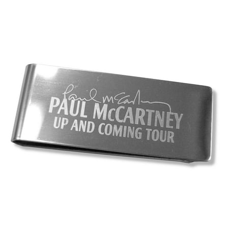 Paul McCartney Up and Coming Tour Metal Money Clip