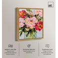 thumbnail image 2 of Bloom in Acrylic II Canvas Print Spring Wall Decor by Art Remedy, Gold Frame, 36 x 45, 2 of 6