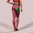 thumbnail image 3 of Lolmot Butt Lifting Leggings for Women Christmas Print Tights Pants Xmas Costumes High Waist Slim Yoga Leggings, 3 of 5