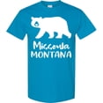 thumbnail image 3 of Inktastic Missoula, Montana White Bear Silhouette T-Shirt, 3 of 5