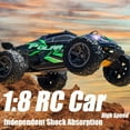 thumbnail image 2 of All Terrain RC Car, 1/8 Scale Fast Remote Control Truck 45 KM/H Top Speed, Hobby RC Cars For Adults, All Terrain Off-Road Truck For Sand Land, Electric Powered RC Cars, 2 of 11