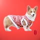 thumbnail image 4 of XWSHYW Ropa para Mascotas para Gatos Ropa de Año Nuevo Cocky Teddy Dog Tang Ropa Hebilla Engrosada Algodón para Mascotas, 4 of 6