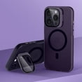 thumbnail image 1 of Ofocase for iPhone 15 Plus Magnetic MagSafe Case with Camera Protection Stand Full Protection Case-Purple, 1 of 8
