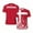 2, variant on Exclusive design Denmark Flag Flag Grain 3D Printed Men For Running Bike Soccer Tennis Fitness Sports tshirt Mesh Short T-shirt