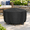 Round - 28”D x 16”H, variant on Rectangular Fire Pit Cover 42x24 Inch - Upgraded 600d Heavy Duty Waterproof Uv & Resistant Propane Table Black
