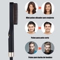 thumbnail image 4 of Peine El&eacute;ctrico para Hombres, Peine alisador de pelo el&eacute;ctrico para hombre, Plancha de Pelo con Cepillo Caliente, Peine alisador de cabello port&aacute;til, Para alisar y pei, 4 of 7