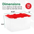 thumbnail image 2 of Caja organizadora apilable Superio de 51 x 36 x 27 cm, 2 of 8