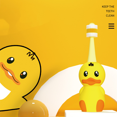 thumbnail image 2 of 360° Baby Toothbrush with Suction Base Infant Silicone Toothbrush Teethers for Babies Teething Toys,1pc ( duckling), 2 of 5