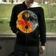 thumbnail image 4 of Sudadera con capucha y cremallera con estampado 3D de los ocho trigramas de Yin Yang para hombre y mujer, 4 of 5