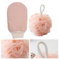 thumbnail image 3 of CSChome Shower Ball Set Bath Towel Set 1 Set Soft Long Strip Water Absorption Reusable Three Piece Set Cleaning Portable Back Scrubber Shower Ball, 3 of 6