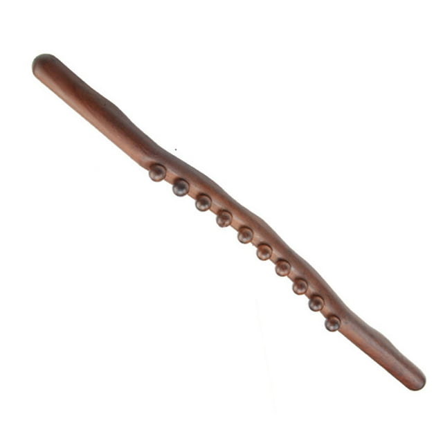 Herramientas de Gua Sha de madera de 60 cm, ador de relajación muscular, drenaje linfático carbonizado Yuyangstore raspado de gua sha
