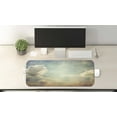 thumbnail image 2 of Vintage Computer Mouse Pad, Sky Looks Like Dream Space with Sun Rays Celestial Miracle Atmosphere Photo, Rectangle Non-Slip Rubber Mousepad Large, 31" x 12" Gaming Size, Blue White, by Ambesonne, 2 of 2