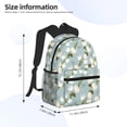 thumbnail image 2 of Pofeuu Tulips Flowers Print Laptop Backpack Travel Canvas Backpack for School Lightweight and Comfortable Backpack College Backpack Schoolbag, 2 of 6