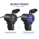 thumbnail image 2 of Motocicleta Cargador USB Dual, Puerto Dual impermeable QC3.0 Adaptador USB de Carga Rápida Con Luz azul para Motocicletas ATV ATV Buses, 2 of 6