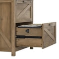 thumbnail image 6 of Bush Furniture Knoxville 60W L Shaped Desk with File Cabinet in Reclaimed Pine, 6 of 9