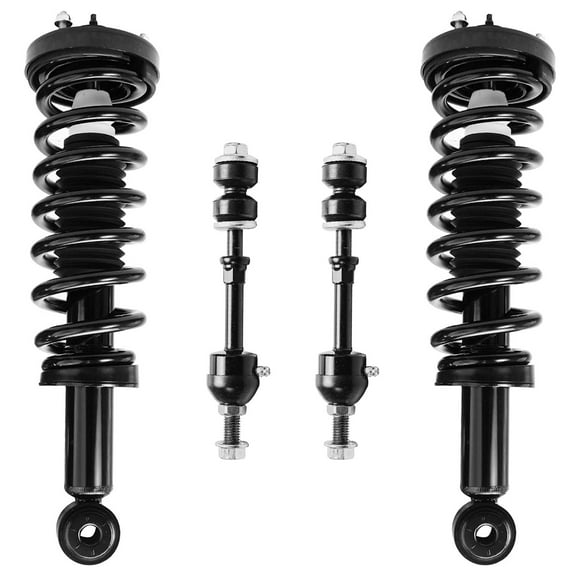 Detroit Axle - 2WD Front Struts w/Coil Spring Sway Bars Replacement for 2005 2006 2007 2008 Ford F-150 Lincoln Mark LT