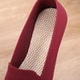 thumbnail image 6 of Orthopedic Shoes for Women,Women's Fashion Casual Shoes Spring Summer Style Solid Color Breathable Flying Mesh Non-Slip Flat Bottom Slip-On Red 8 [EU-40], 6 of 7