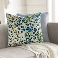 thumbnail image 4 of Chloe CLE-005 20"H x 20"W Square Pillow Kit in Cream/Aqua/Yellow/Teal/Black, 4 of 5