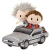 Hallmark KDD2014 itty bittys Back to the Future Marty McFly & Dr. Emmett Brown Time Machine Set