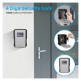 thumbnail image 4 of Metal Password Key Box Wall Mounted 4 Digits Password Storage Box Waterproof Anti ,Easy to Install, 4 of 8
