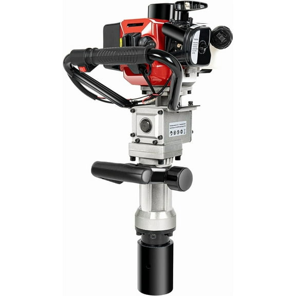 32.6CC 2-Stroke Gas Powered Post Driver,1.2HP Fence T Post Driver Engine,Push Pile Garden Farm Fence Driver Jack Hammer