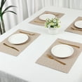 thumbnail image 7 of Unique Bargains Set of 6 Washable Placemats for Kitchen Dining Table Decor Beige, 7 of 7