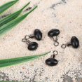 thumbnail image 3 of Cuenta negra de plástico de 20 piezas Ehuebsd con aparejo giratorio enrollable, 3 of 6