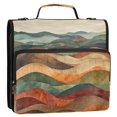 thumbnail image 5 of FORMRS Zipper Binder with Shoulder Strap 2-inch Ring 500 Sheet Capacity File Bag, Abstract Wavy Landscape, 5 of 5