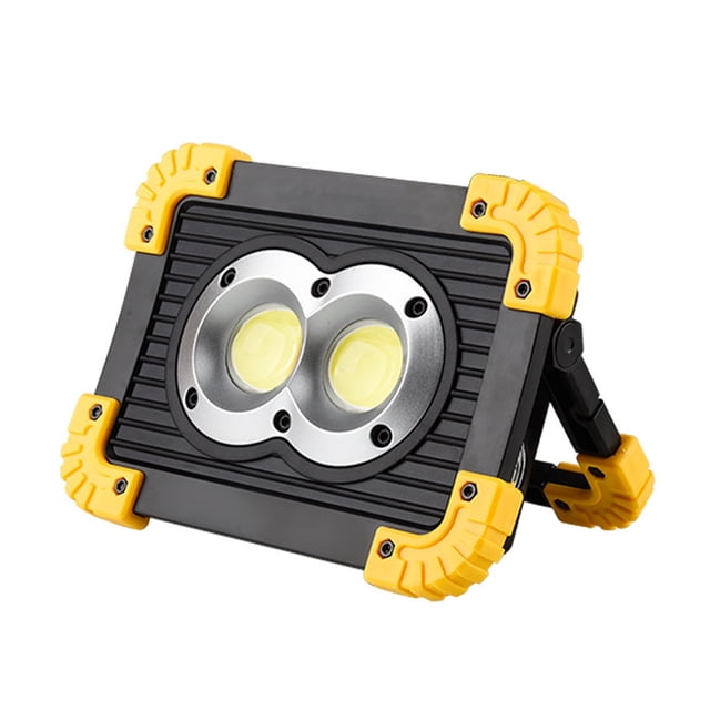 LED Reflector 20w USB Charging Floodlight LED Spotlight 18650 Rechargeable Battery Powered Portable Led Searchlight Camping ,Extraordinary Performance