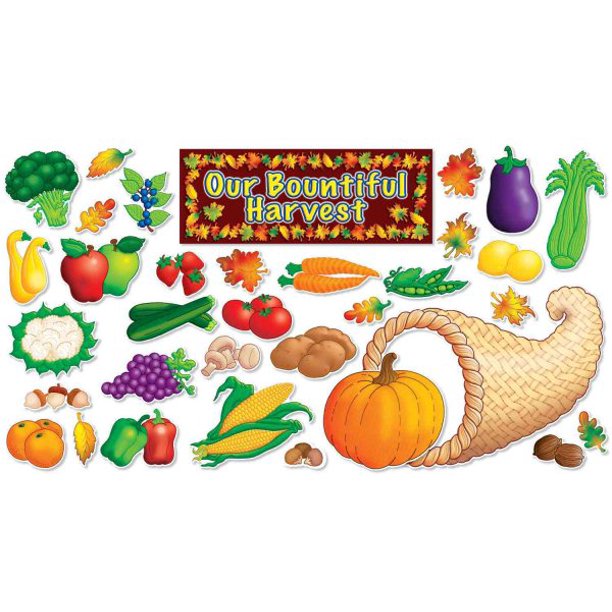 Autumn Harvest Bulletin Board Set