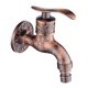 thumbnail image 1 of Inteprter Antiguo montaje en pared de aleación de zinc Bibcock Garden Outdoor Taps Accesorios de baño Rojo, 1 of 1