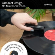 Hudson Hi-Fi 9-in-1 Vinyl Record Cleaning Kit, Record Mitts, Anti-Static Microfiber Cloth, Velvet & Carbon-Fiber Brushes, Label Protector, Gel Stylus Cleaner