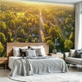 thumbnail image 2 of Prxcm Canvas Wall Mural Peel and Stick Large Wallpaper Morning Loudoun Wall Art Decor for Living Room Bathroom Self Adhesive and Removable 100in x 144in, 2 of 2