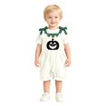 thumbnail image 2 of Shadoumai Halloween Jumpsuit Pumpkin Face Straps Romper For Kids, Comfortable Casual Jumpsuit For Girls Daily Play Outfit Jumpsuit, 2 of 7