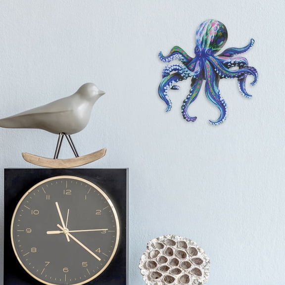SEWCHICS Octopus Wall Art Sculpture, Set of 2 Iron Decor for Home and Garden Wall Hanging