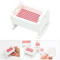 thumbnail image 2 of Wooden Cradle Nursery Room Furniture 1/12 Dollhouses Miniature Display Accessory, 2 of 8