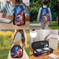 thumbnail image 3 of Yspwyqan Lightning Thunder Baseball Backpack Set Kids Boys, 4 Piece Backpack Lunchbox Set with Pencil Case, 17 Inch Lightweight Padded Straps Bookbag for Elementary Middle School, 3 of 7