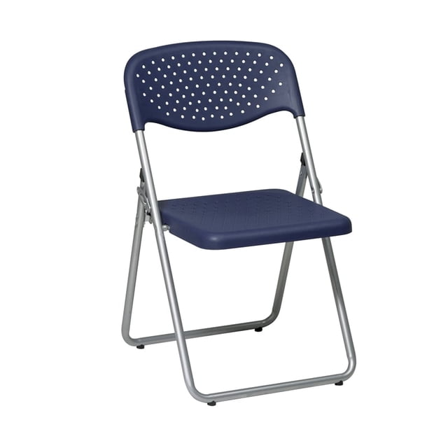 Scranton & Co Chaise Pliante en Plastique Gris (Ensemble de 4)