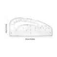 thumbnail image 5 of Zonest Sewing Ruler Acrylic Pattern Making Ruler Includes 5 Button Patterns For Sewing, 5 of 10