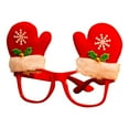 thumbnail image 2 of Christmas Decorations Santa Snowman Antler Glasses Rimless Glasses, 2 of 3