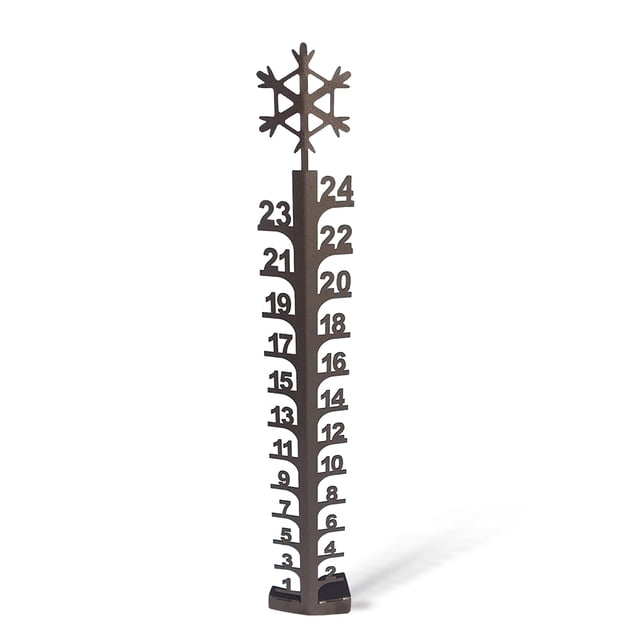 Inteprter Medidor de nieve para patio al aire libre, herramienta de medición de hierro Vintage Universal, decoración de fiesta de jardín, decoración Jardín y Patio Schneeflocke Inteprter HA011125-01B