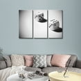 thumbnail image 3 of TISHIRON 3PCS Framed Canvas Wall Art Set,36"x24" Two Cubes Dice Canvas Art Decor, 3 of 6