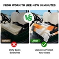 thumbnail image 4 of Golf Cart Seat Covers for 2 Seater,Burnt Orange Grey Microfiber Cart Seat Towel Blanket,Abstract Geometric Oil Painting Modern Absorbent NonSlip Bench Seats Protector for Golf Course 51"x31", 4 of 9