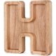 thumbnail image 1 of Hucha de madera con letras personalizadas, hucha con letras del alfabeto, ahorro para regalo familiar de Navidad, cumpleaños y hogar (H), 1 of 5