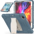 thumbnail image 3 of iPad Pro 12.9 inch 5th Generation 2021 Case,Dteck Shockproof Rubber Hybrid 3-Layer Protection Heavy Duty Case Kickstand Cover Pen Holder Design for iPad Pro 12.9" 5th Gen 2021,Cornflowerblue, 3 of 6
