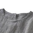 thumbnail image 5 of Women's Summer Casual Fashion Comfort Lace Solid Color Loose Round Neck Sleeveless Gray,2XL, 5 of 6